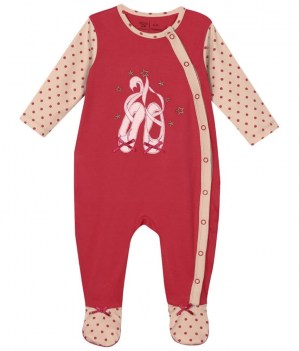 Attractive-Pink-Gray-Bodysuit-For-Kids